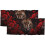Leopard Floral Window Valances 54x18 in 2 Panel Rod Pocket 1
