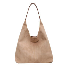 Suede Bags for Women Retro Slouchy Tote Work Handbag Large Purses Shoulder Bag