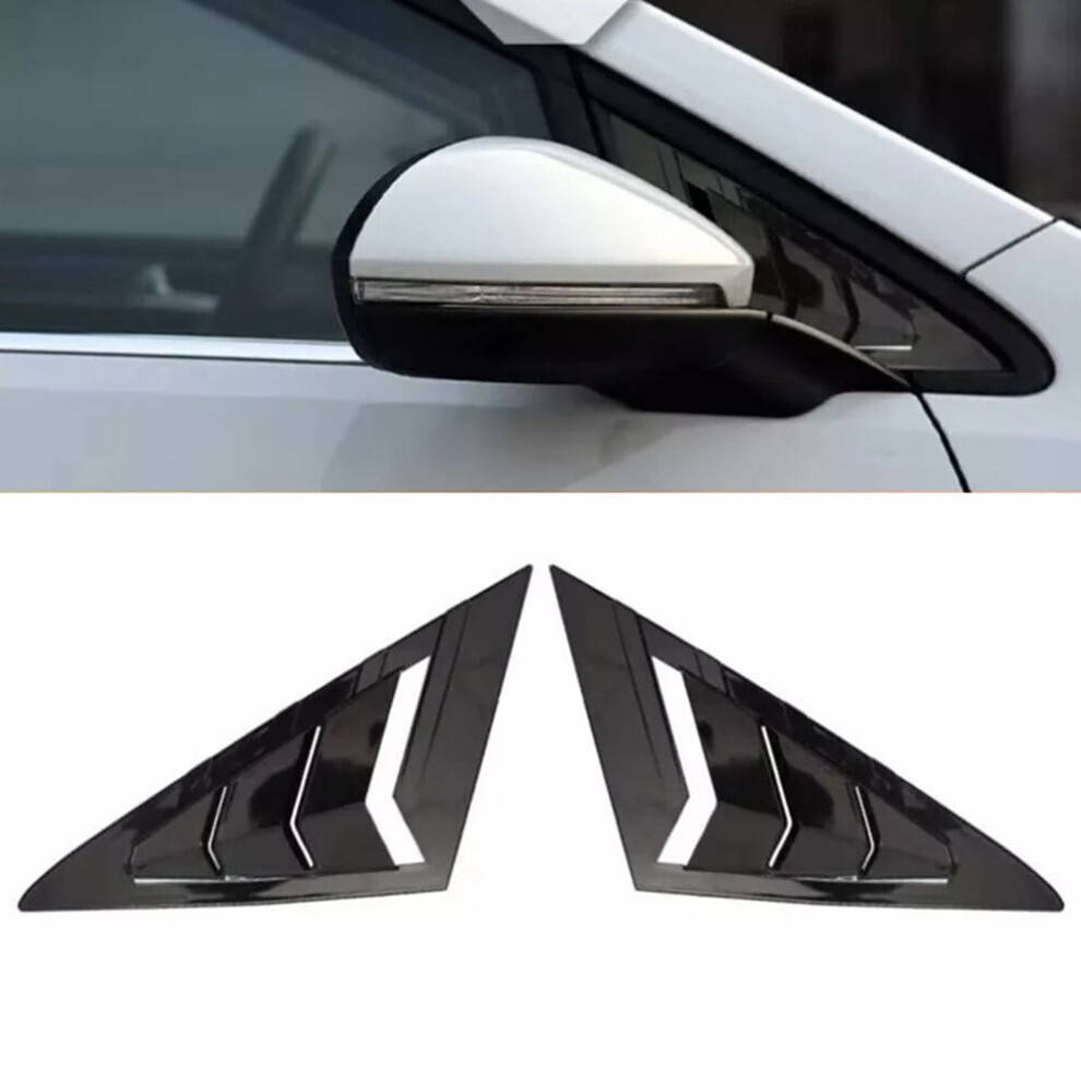 For Golf 7 Mk7 Mk7.5 2013-2019 Rear Window Louver Shutter Cover Side Vent Trim 9193271905653