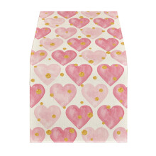 Love Hearts Valentine’s Day Table Runner, 13x72 Inch, Indoor Kitchen & Dining Decor – Compatible with Valentine’s Party Themes