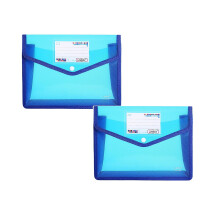 A4 Plastic Expanding File Folder with Snap Closure and