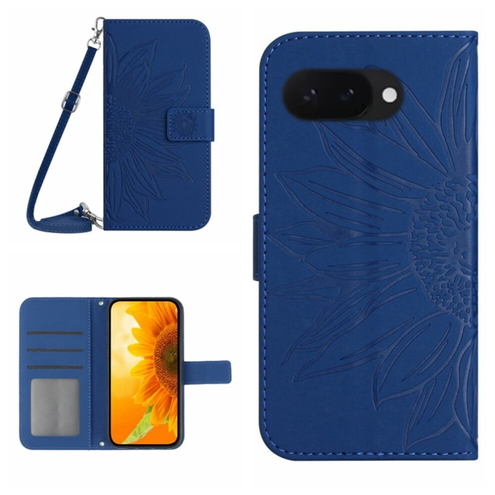 Pu Leather Flip Wallet Case For Google Pixel 9A 6.3" With 937196031924
