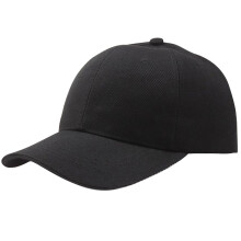 Cappellino da baseball snapback da donna nero in cotone e poliestere
