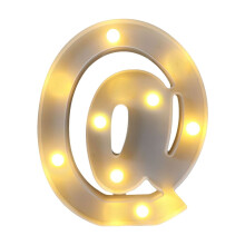 LED Marquee Letter Lights Sign 0-9 Number Light Up Letters Sign for Night Light Wedding Birthday Party Christmas Lamp Home Bar Decoration