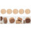 Water Key Trombone Corks Wood Color 5 Pcs 1