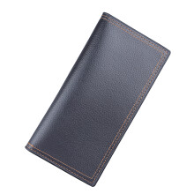 Men Long Wallet Fashion Minimalist Leather Bifold Clutch Purse Credit Card Holder Slim Wallet