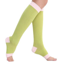 Women's Open Toe Compression Stockings Knee High Firm