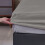 Drap-housse rafraîchissant et imperméable gris, taille standard 5