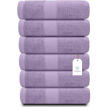 Luxury Hand Towels | 100% Turkish Cotton Hotel spa Bathroom Towel | 16x30 | 6 Pack |