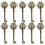 Vintage Skeleton Key Hole Head Cabinet Hardware 10 pcs 1