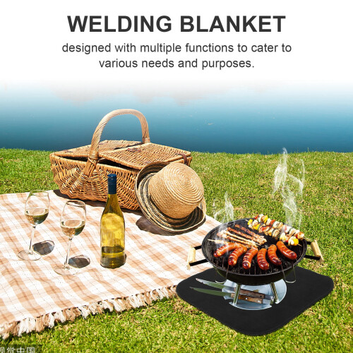Flame Resistant Campfire Blanket Outdoor Fireproof Gear 1