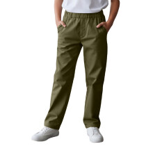 Boys Army Green Uniform Pants Stretch Chino 1 Pair