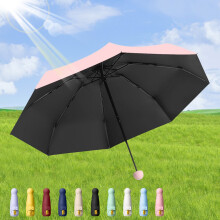 Mini dáždnik, prenosný, UV ochrana, vetruodolný, vodeodolný