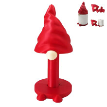 Christmas Paper Towel Holder Santa Paper Holder Stand Farmhouse Home Decorations Bathroom Kitchen Decor for Countertop Housewarming Gift Supplies