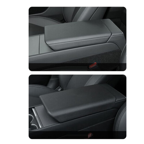 Car Center Console Armrest Box Pad Armrest Box TPE Cover for  Model Y Juniper 2025 2