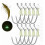 Luminous Live Shrimp Hooks Carbon Steel 10 Pack 1