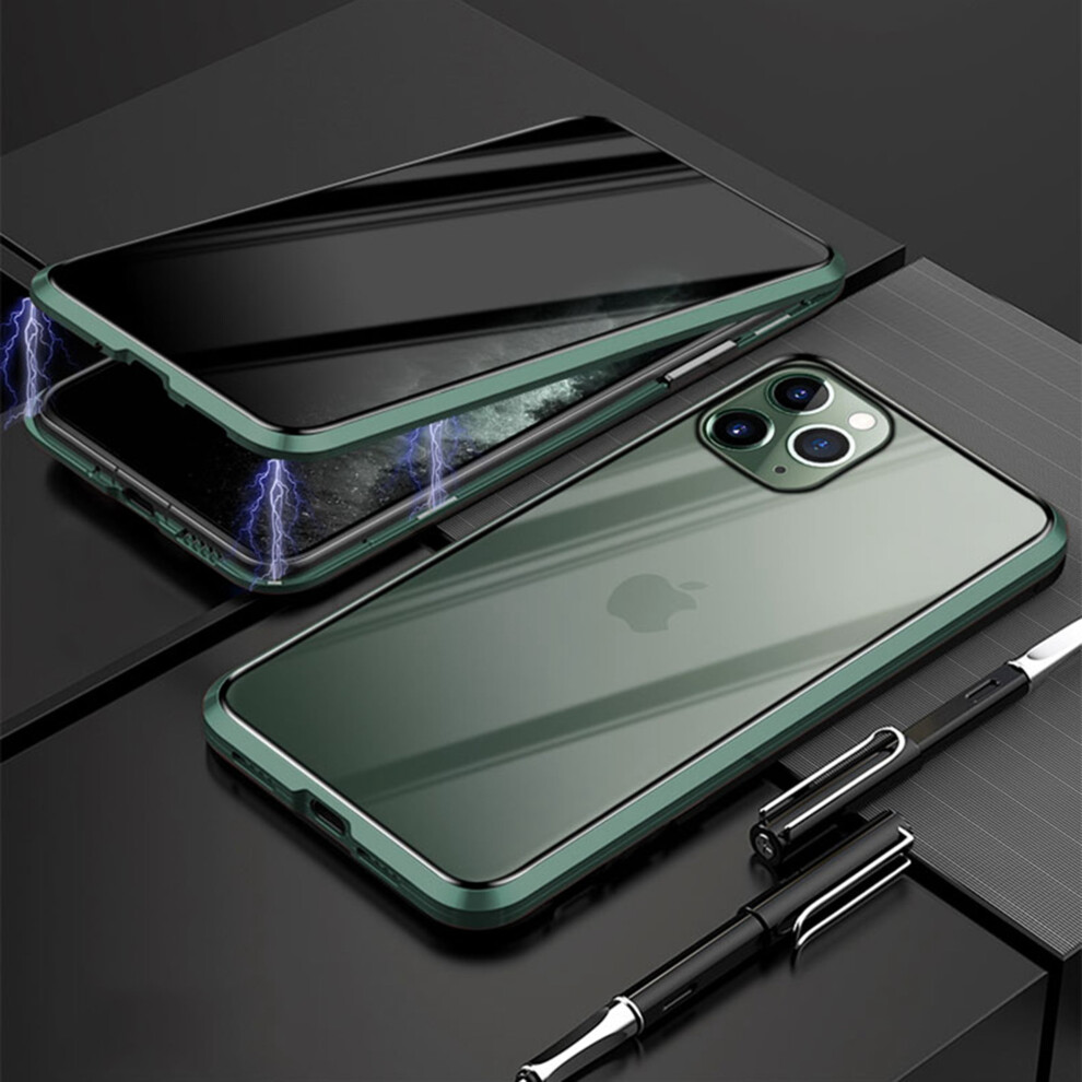 Iphone 11 Pro Max 6.5" Privacy Magnetic Case With Clear 962125709582
