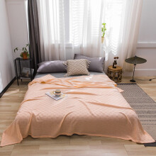 Twin Size Cotton Thermal Blanket - All Season Breathable Soft Bed Throw in Multiple Colors