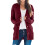 Women's Black Cardigan Sweater Oversized Crewneck Long 1