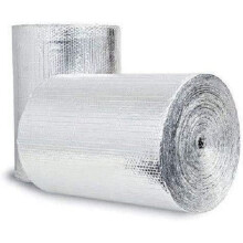 Double Bubble Reflective Insulation Roll (48" x 10 ft) – No Tear, Radiant Barrier for Attics, Windows, Garages, RVs, Ducts – Compatible with