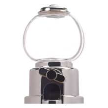 1 Pc Mini Gumball Machine, Candy Dispenser for Birthdays/Christmas – Easy-Operate Rotating Button, Plastic