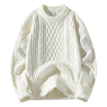 Mens Sweater Long Sleeve Winter Warm Men's Crewneck Winter Fashion Comfortable Solid Color Sweater Coat Sweaters for Men