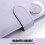 A6 PU leather ring binder notebook pink refillable 7