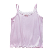 Girls Camisole Undershirts Cotton Soft Tank Tops Solid Color
