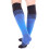 Women's nylon open-toe compression stockings blue L 1