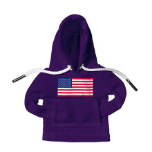 Purple Car Gear Shift Hoodie USA Flag Knob Cover