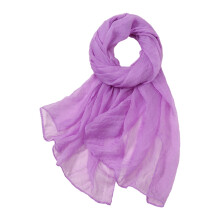 Women's Chiffon Scarf Summer Casual Multicolor Solid