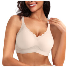 Nahtloser, weicher, kabelloser Damen-Bralette mit vollständiger Abdeckung