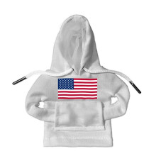 Car Gear Shift Hoodie Universal Knob Cover USA Flag White