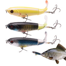 Whopper 3pcs Tail Spinner Lure For Bass Fishing Whopper Fishing Lure, Floating Baits Lures For Trout Pike Perch, Top Water Bass Lures Freshwater