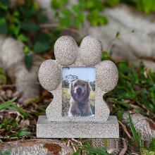 Pet Memorial Border Resin Dog Memorial Stones Animals Cats Burials Memorial Crafts Ornament(H,Resin)