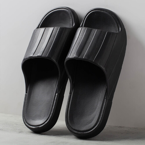 Slipper Breathable Soft Sole Quick Drying Black Size 10 1