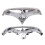 Chrome Front Rear  Tip Trim Kit for  Heritage Springer FLSTS 9