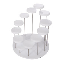 Acrylic Display Risers Clear 12-Tier