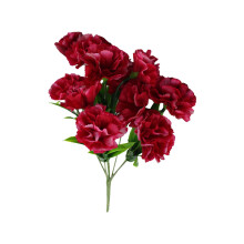 Bouquet de roses artificielles (11 pièces) de fleurs en soie de 30 cm (12 pouces)