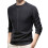 Men's Semi-Turtleneck Striped Pullover Sweater 1