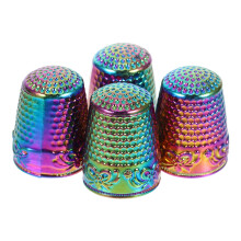 Copper Thimble Set Hand Sewing 4 Pieces