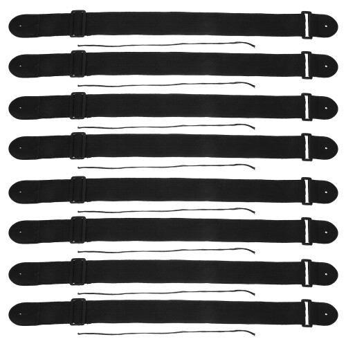 Sangle de guitare réglable 8 pièces