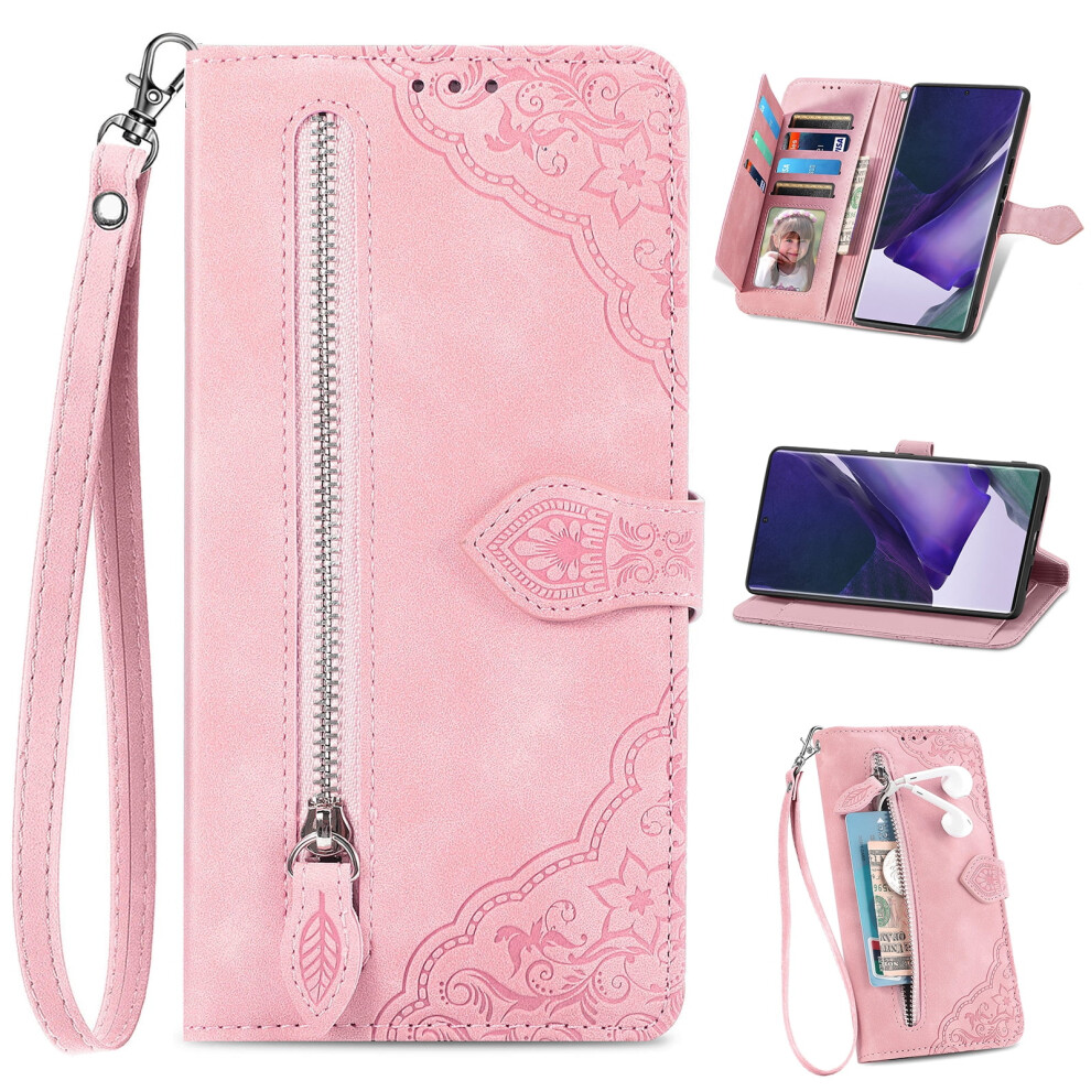 Pu Leather Wallet Case For Samsung Galaxy A16 5G Â Pink 962125710236