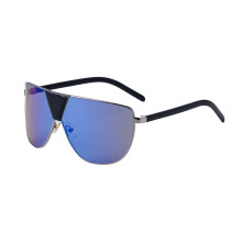 CY-98370 Men's Oversized Cat-Eye Sunglasses | UV400 Polarized Retro Aviator Frame