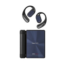 AC530 Wireless Headset Bone Conduction Open Ear Design Double Folding Sports Running Noise Isolation Headphones for Travel