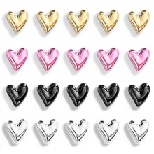 Pink Refrigerator Magnets Heart Shape 12PCS
