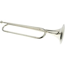 B Flat Bugle for Band Students Beginner Silver