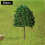 Model Trees for Train Layouts Dark Green 20 pcs 2.95 inch 7