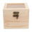 Wooden Storage Box Hinged Lid 12x12x10cm 1
