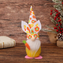Easter Basket Stuffer Standing Gnome Doll with Colorful